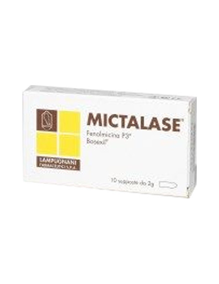 Mictalase 10supposte 2g