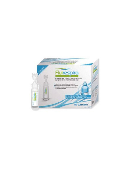 Fluirespira soluzione fisiologica 30fiale