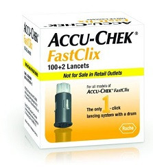 Roche accu-chek fastclix 100 + 2lancette pungidito
