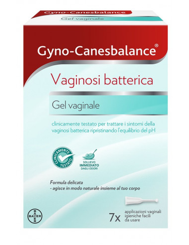 Gyno-canesbalance gel vaginale per il trattamento della vaginosi batterica 7 flaconcini