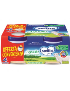 Mellin omog agnello 4x80g