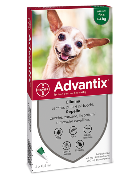 Advantix spot on*4pip 0-4kg