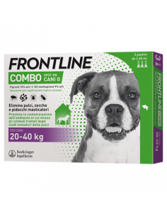 Frontline combo 3pipette cani da 20-40kg antiparassitario