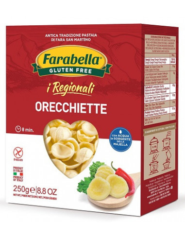 Farabella orecchiette i regionali pasta senza glutine 250g