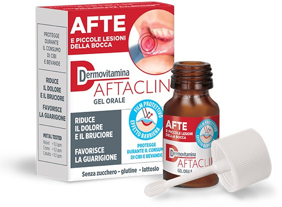 Dermovitamina aftaclin gel