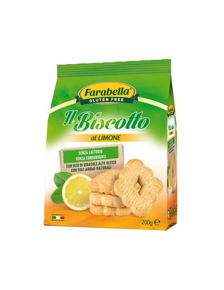 Farabella biscotto limone senza glutine e lattosio 200g