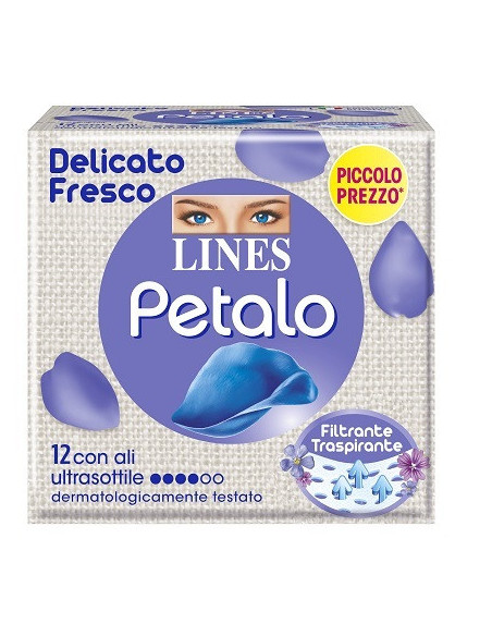 Lines petalo blu c ali 12pz
