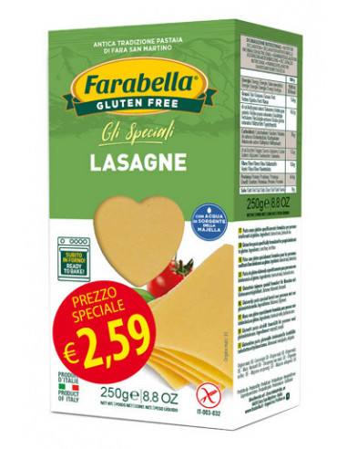 Farabella lasagna senza glutine 250 g
