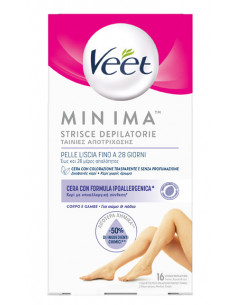 Veet strisce corpo ipoall 16pz