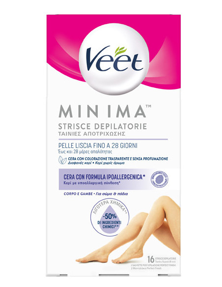 Veet strisce corpo ipoall 16pz