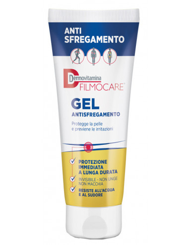 Dermovitamina filmocare gel antisfregamento per prevenire le irritazioni e proteggere la pelle 100ml