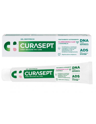 Curasept gel dentif ads dna as