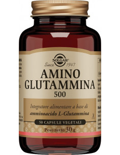 Amino glutammina 500 50 capsule veg