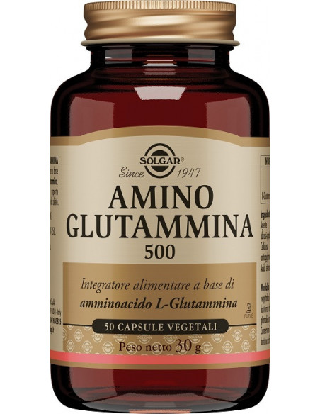 Amino glutammina 500 50 capsule veg