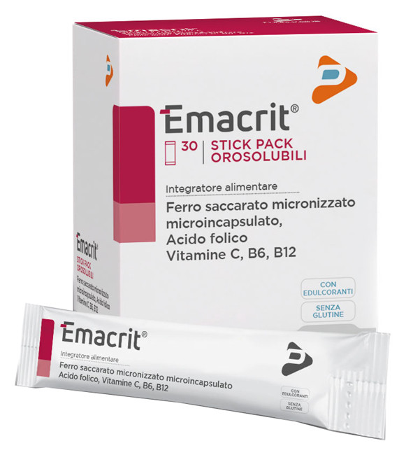 Emacrit orosolubile 30stick pa