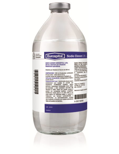 Soluz.fisio.0.9% 500ml eurospi