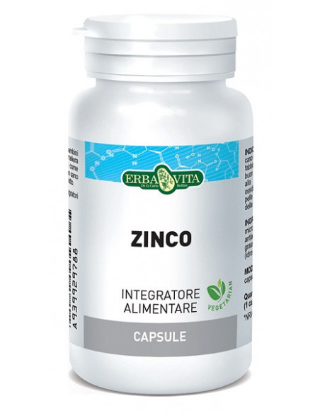Zinco 60 capsule erbavita