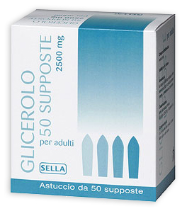 Glicerolo per adulti 50 supposte 2250mg