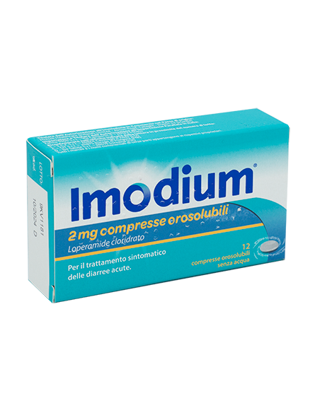 Imodium*12 compresse orosol 2mg