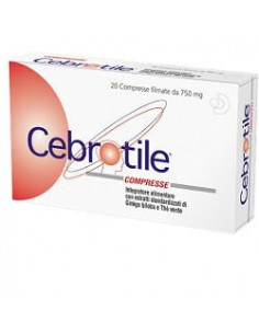 Cebrotile integrat 20 compresse 750mg | Clubfarma