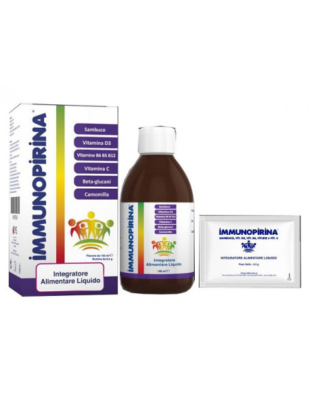 Immunopirina 150ml piu bustine 6,5g