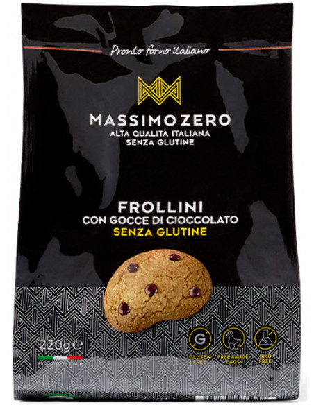 Massimo zero frollini gocce 220g