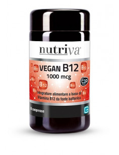 Nutriva vegan b12 60 compresse 1000mc