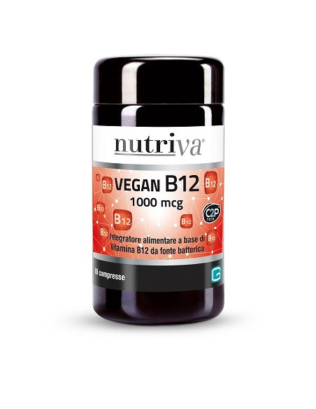 Nutriva vegan b12 60 compresse 1000mc