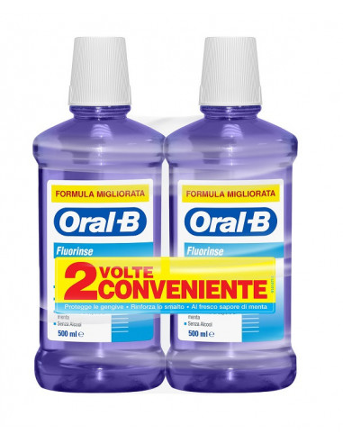 Oralb collut fluorinse 2x500ml
