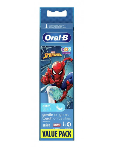 Oralb refill spiderman 4pz