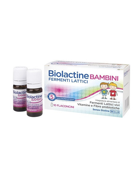 Biolactine bambini 10 flaconcini 8ml