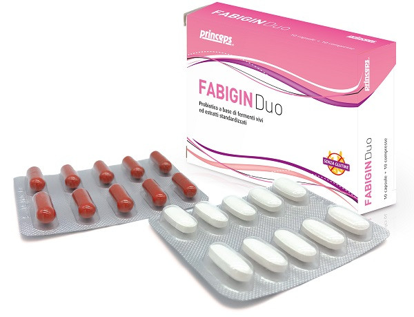 Fabigin duo 10 capsule 10 compresse