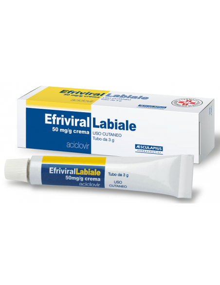 Efrivirallabiale crema 3g 5%