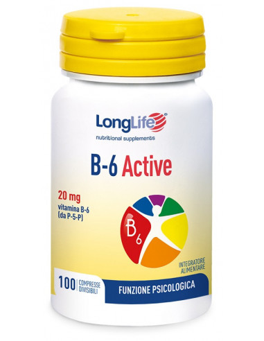 B6 active 100 capsule 20mg n/f long