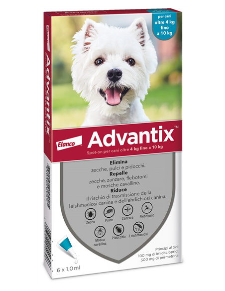 Advantix spot on 6pip 4-10kg