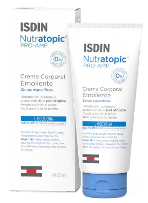 Isdin nutratopic pro-amp crema corpo emolliente 200ml