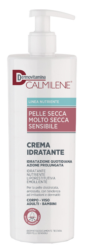 Image of Dermovitamina calmilene crema idratante per pelle secca, molto secca o sensibile 500ml cod085
