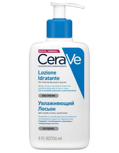 Cerave lozione idratante viso e corpo 236ml