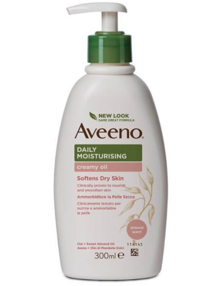 Aveeno crema olio corpo pump