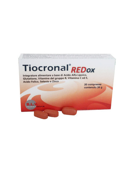 Tiocronal redox 20 compresse