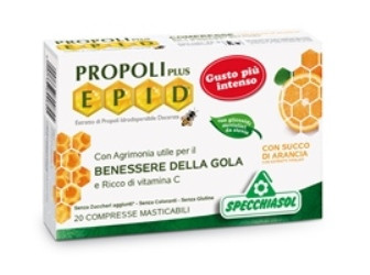 Image of Epid propoli plus gusto arancia benessere gola 20 compresse cod085