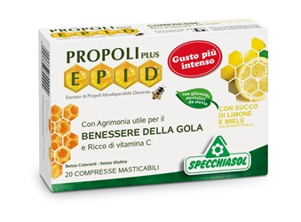 Image of Propoli plus epid miele limone benessere gola 20 compresse cod085