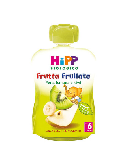 Hipp bio frutta frullata pera banana kiwi 90g