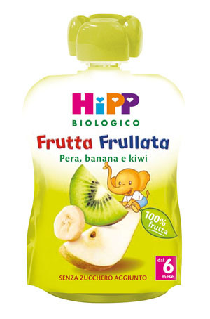 Hipp bio frutta frullata pera banana kiwi 90g