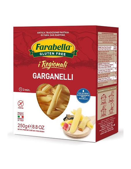 Farabella garganelli i regionali pasta senza glutine 250 g