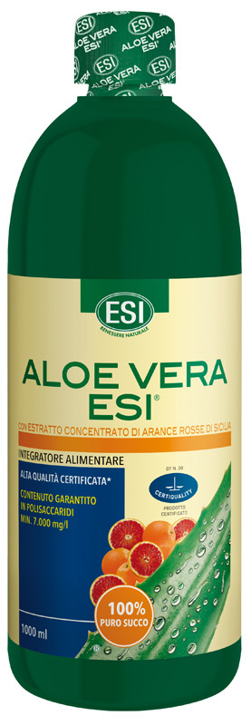 Image of Esi Aloe Vera succo estratto concentrato di arancia rossa depurativo 1L cod085