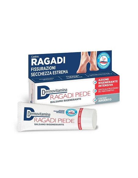 Dermovitamina ragadi balsamo rigenerante piede contro fissurazioni e secchezza estrema 75ml