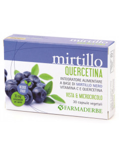 Mirtillo quercetina 30 capsule