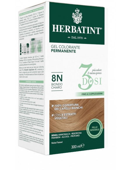 Herbatint 3dosi 8n 300ml