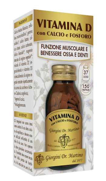 Vitamina d calcio fosf 150past